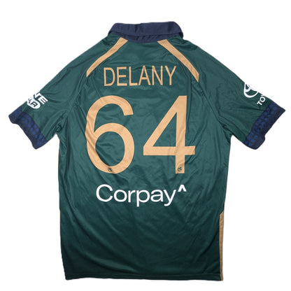 Ireland Player Issue Macron Home Cricket Jersey 2024 Gareth Delany #64 (XL) [Excellent]