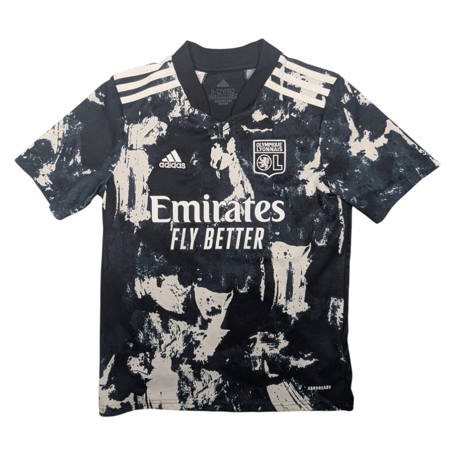 Lyon adidas Football Jersey 2021 Paqueta #10 (11-12 Years) [Very Good]