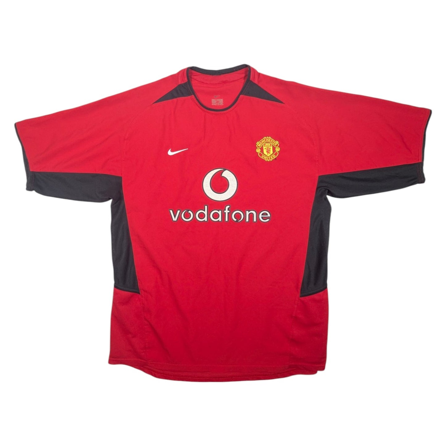 Manchester United Nike Home Football Jersey 2002 (L) [Fair]