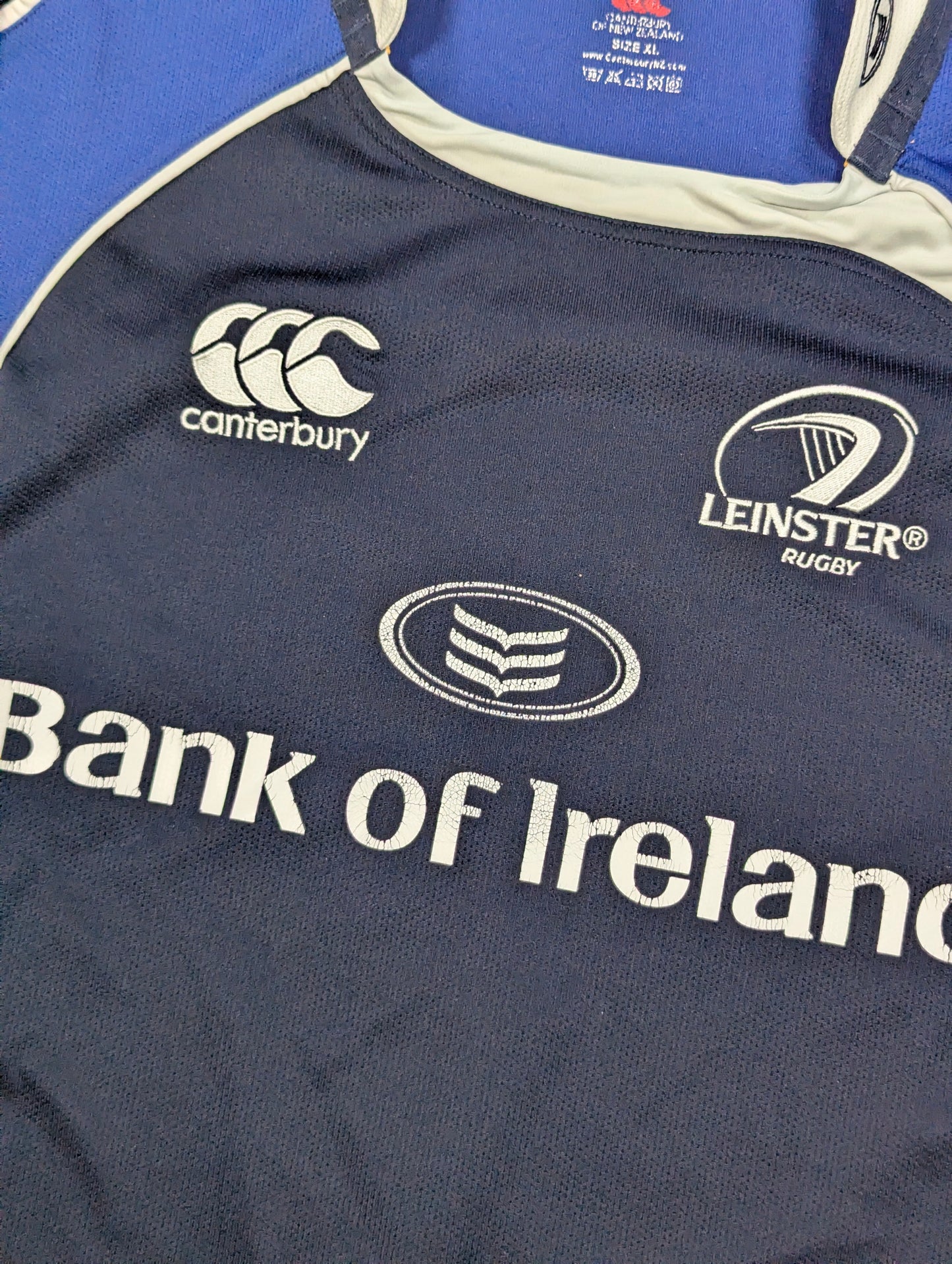 Leinster Canterbury Home Rugby Jersey 2007 (XL) [Good]