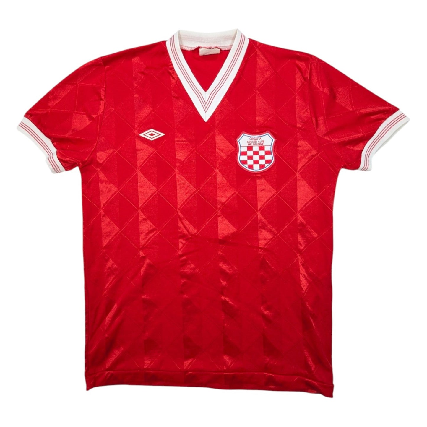 Croatia Soccer Club Melbourne Umbro Home Football Jersey 1980s #6 (S) [Excellent]