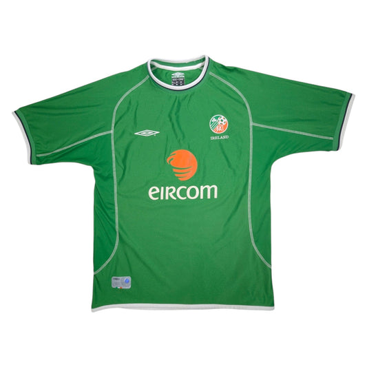 Republic of Ireland Umbro Home Football Jersey 2001 (L) [Very Good]