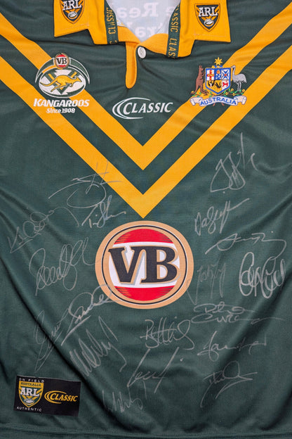 Australia Classic Home Rugby League Jersey 2012 Signed (M) [Excellent]
