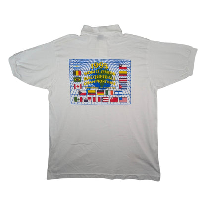 World Senior Raquetball Championships Fruit of The Loom Tennis Polo Shirt 1995 (L) [Excellent]
