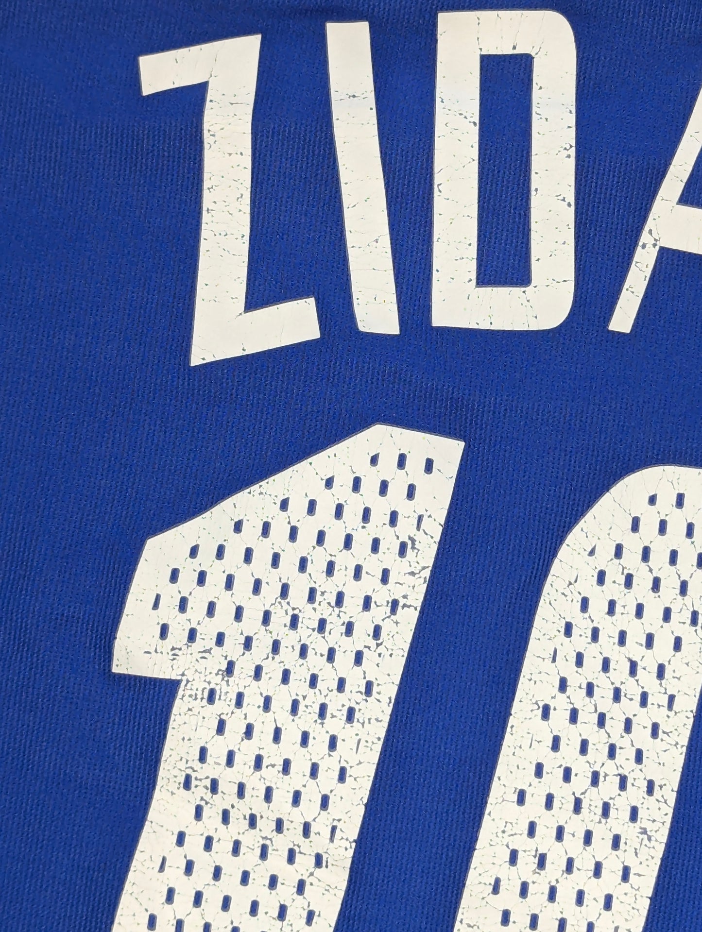 France adidas Home Football Jersey 2002 Zidane #10 (XL) [Good]