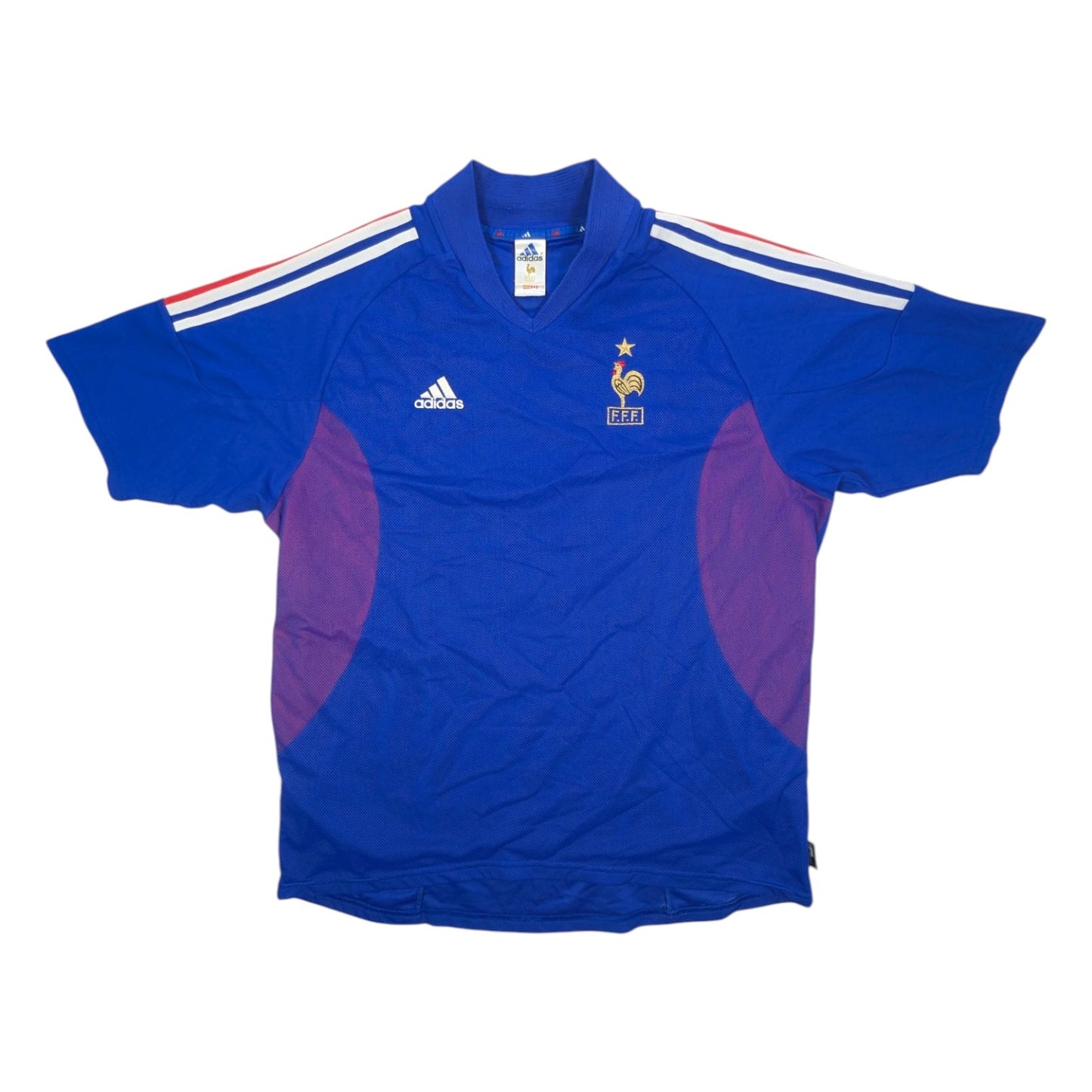 France adidas Home Football Jersey 2002 Zidane #10 (XL) [Good]