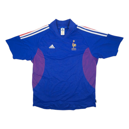 France adidas Home Football Jersey 2002 Zidane #10 (XL) [Good]