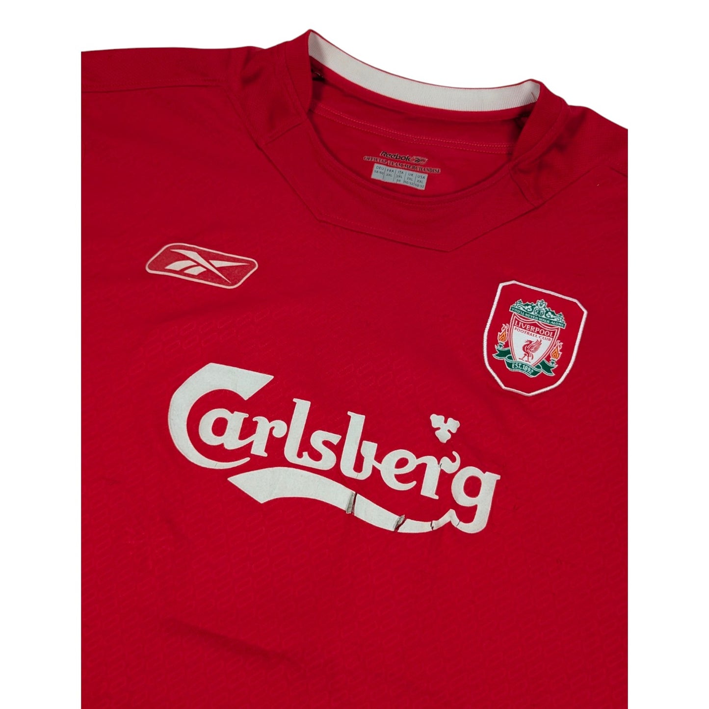 Liverpool Reebok Home Football Jersey 2004 Alonso #14 (2XL) [Average]