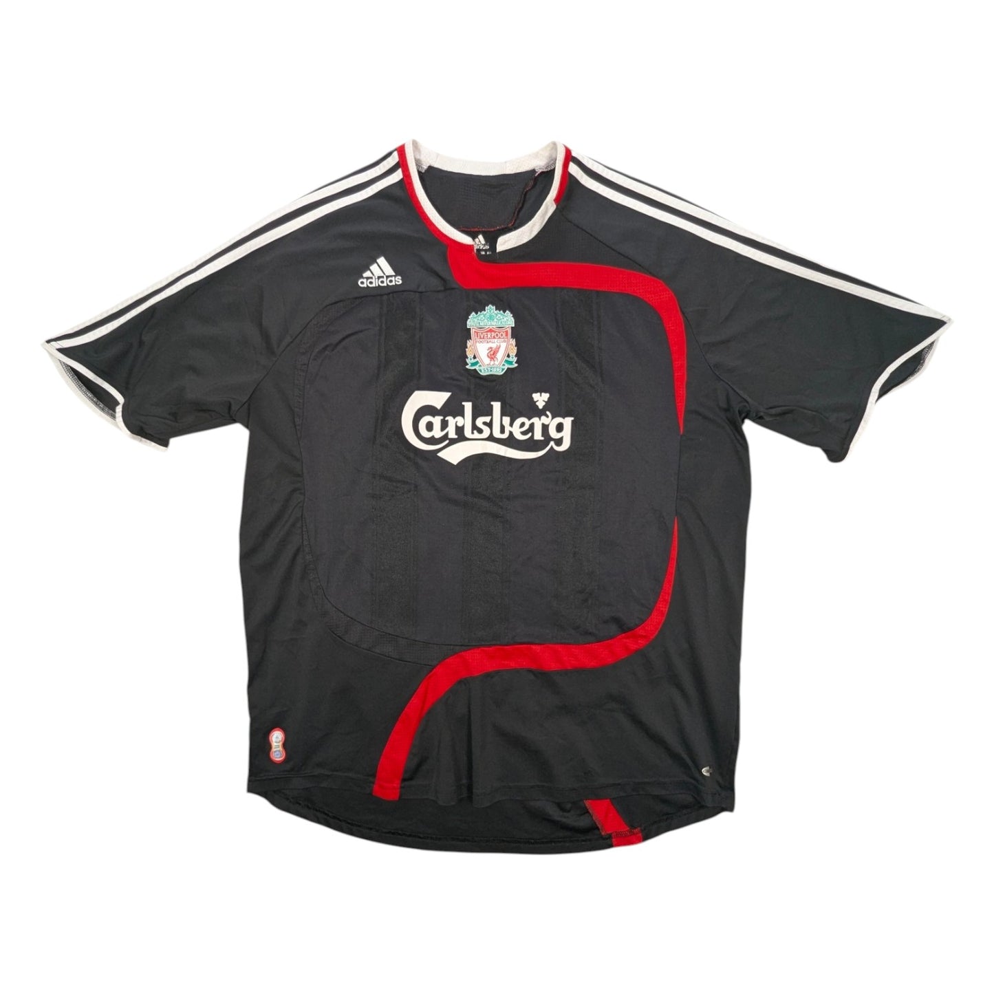 Liverpool adidas Football Jersey 2007 Agger #5 (2XL) [Good]