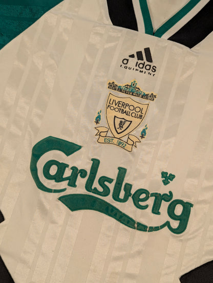 Liverpool adidas Away Football Jersey 1993 Clough #7 (L) [Average]