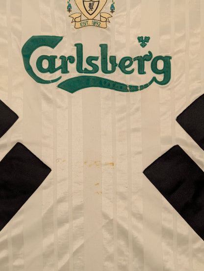 Liverpool adidas Away Football Jersey 1993 Clough #7 (L) [Average]