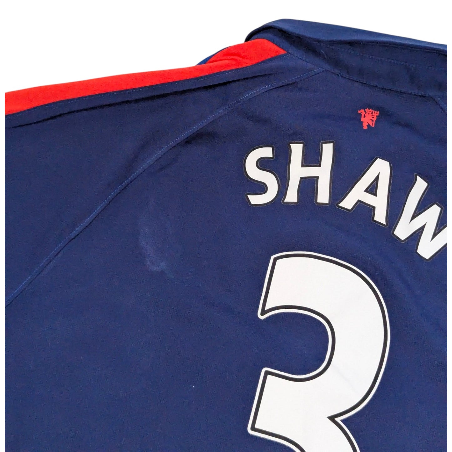 Manchester United Nike Away Football Jersey 2014 Shaw #3 (S) [Good]