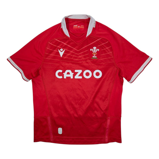 Wales Macron Home Rugby Jersey 2023 (S) [Good]