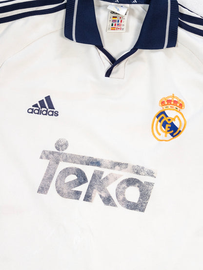 Real Madrid adidas Home Football Jersey 2000 (L) [Fair]