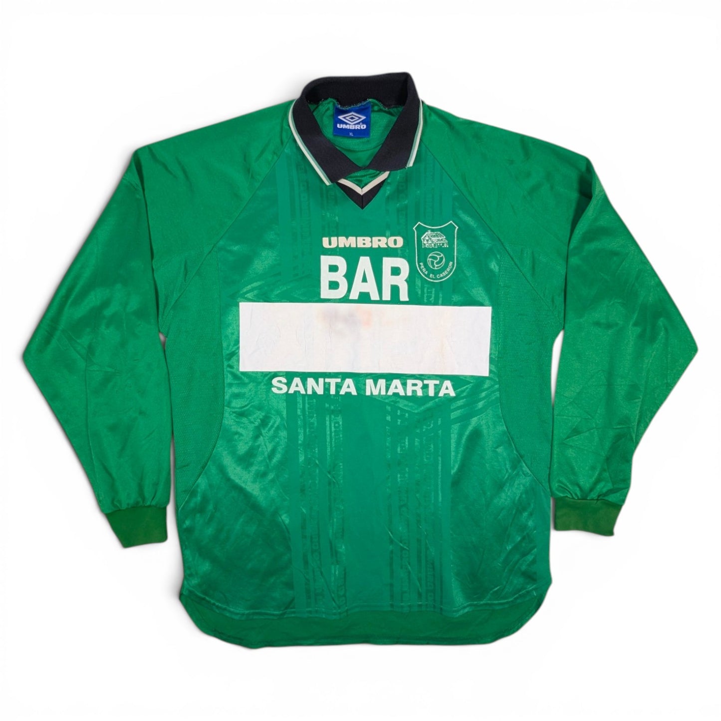 Pena El Caseron Player Issue Umbro Home Football Jersey 1990s #10 (XL) [Average]