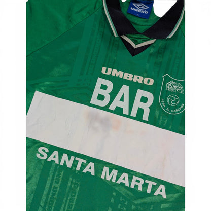 Pena El Caseron Player Issue Umbro Home Football Jersey 1990s #10 (XL) [Average]