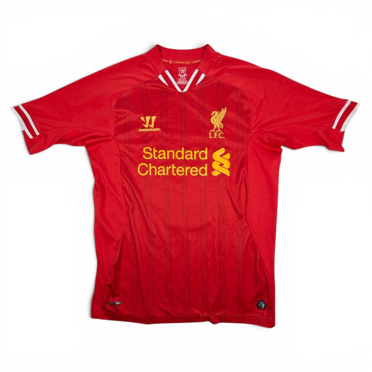 Liverpool Warrior Home Football Jersey 2013 Agger #5 (M) [Good]