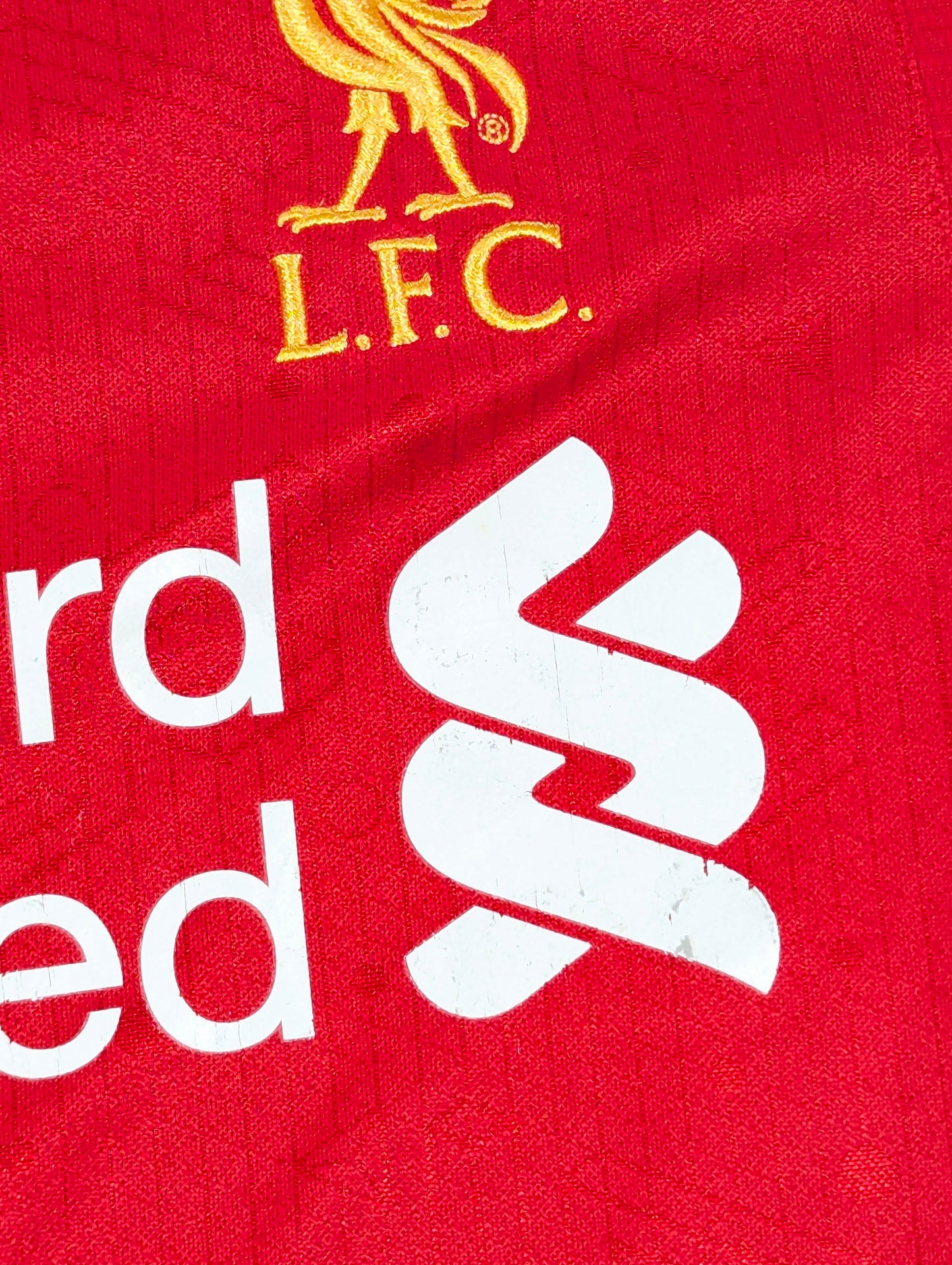 Liverpool Warrior Home Football Jersey 2014 (M) [Good]