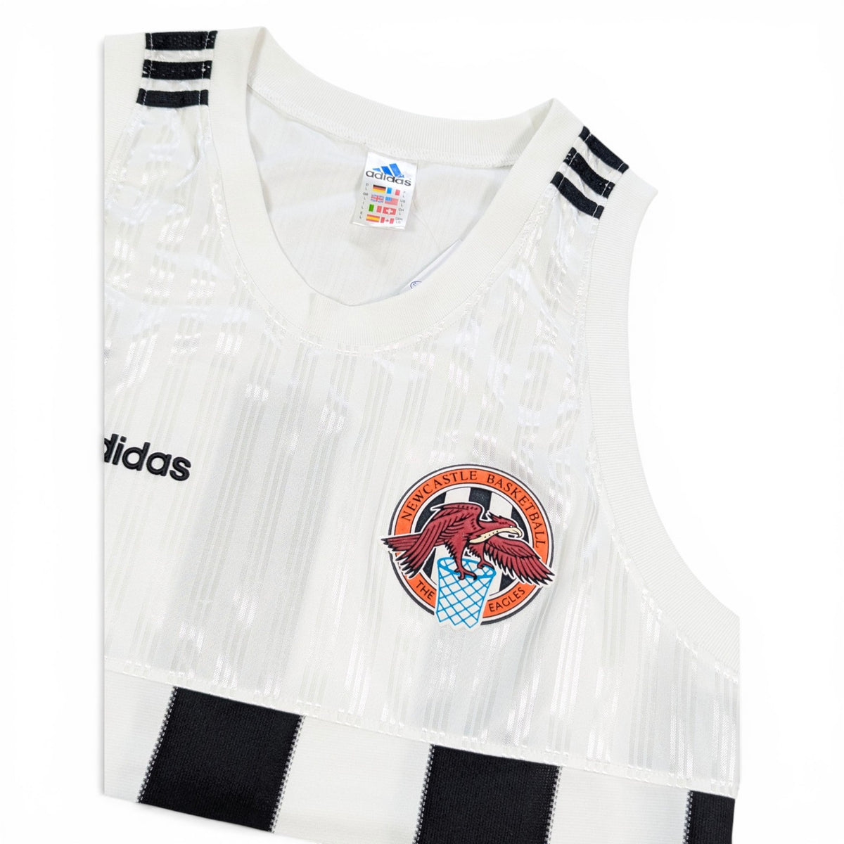 Newcastle Eagles 1997 Basketball Jersey adidas (L) [Excellent]