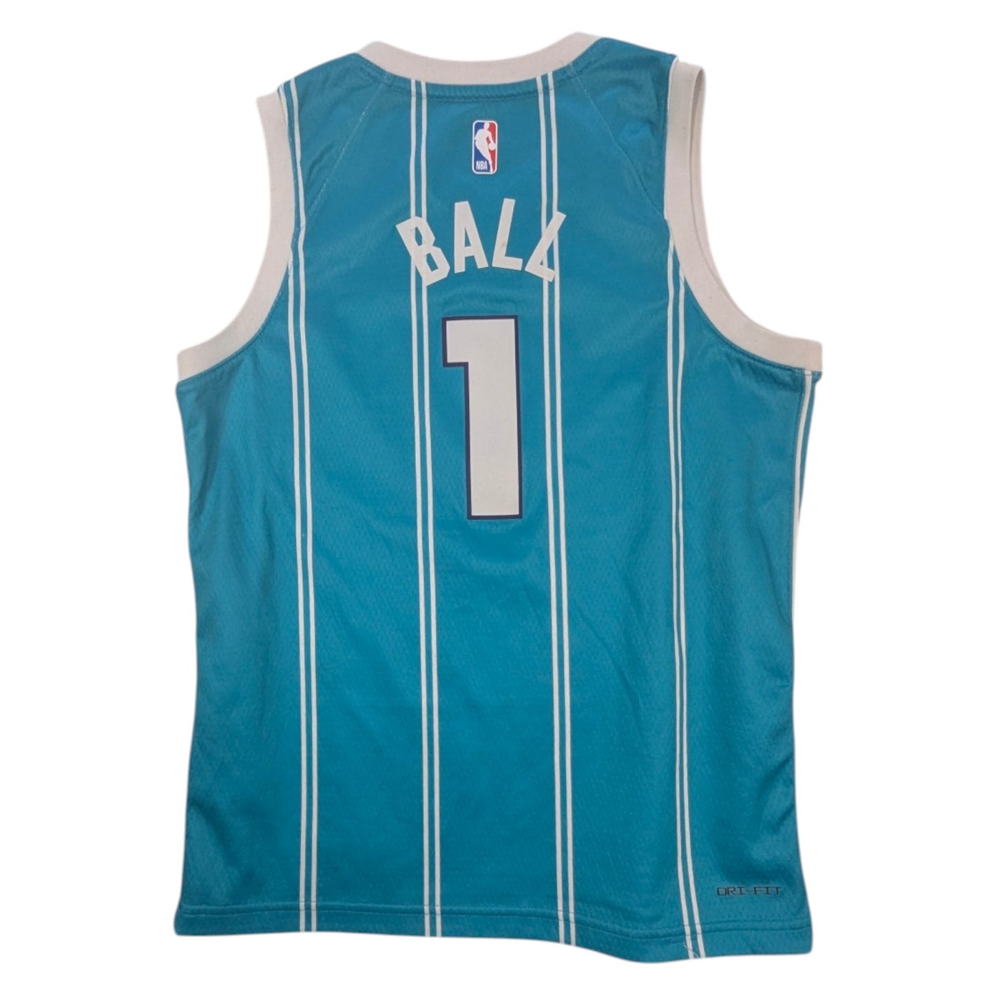 Charlotte Hornets Nike Home Basketball Jersey 2022 Ball #1 (10-12 Years) [Good]