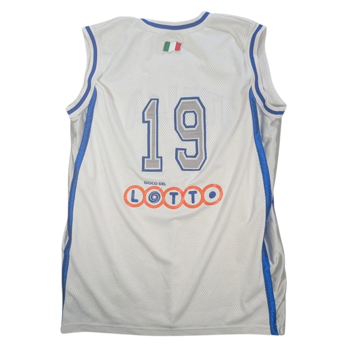 Italy Champion Away Basketball Jersey 2000s #10 (2XL) [Very Good]