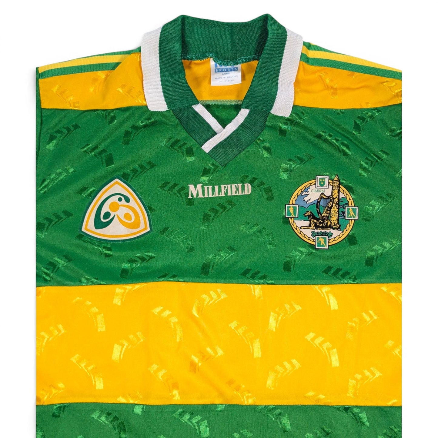 Kerry Player Issue Millfield Home GAA Jersey 1997 #10 (L) [Good]