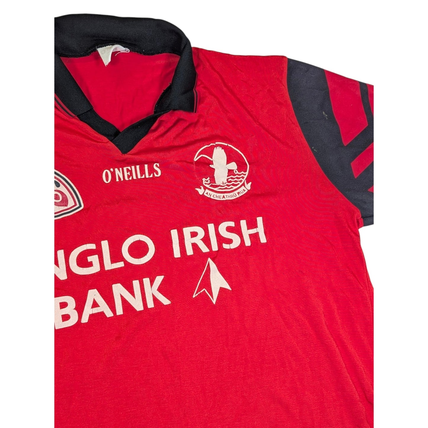 An Cheathru Rua Player Issue O'Neills Home GAA Jersey 1990s #17 (XL) [Average]