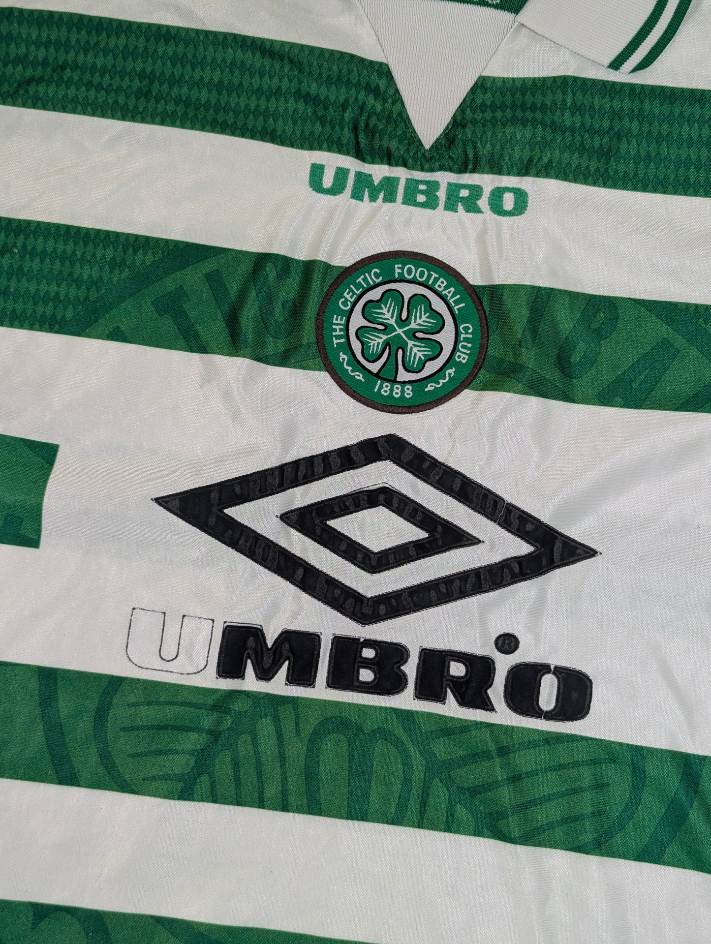 Celtic Umbro Home Football Jersey 1997 (L) [Average]