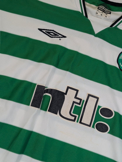 Celtic Umbro Home Football Jersey 2001 (L) [Average]