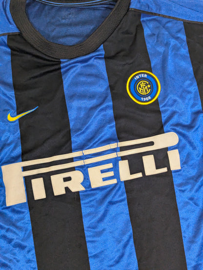Inter Milan Nike Home Football Jersey 1999 (L) [Average]