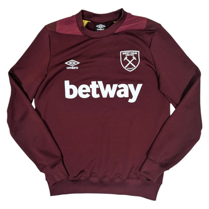 West Ham United Umbro Football Sweatshirt 2023 (M) [Very Good]