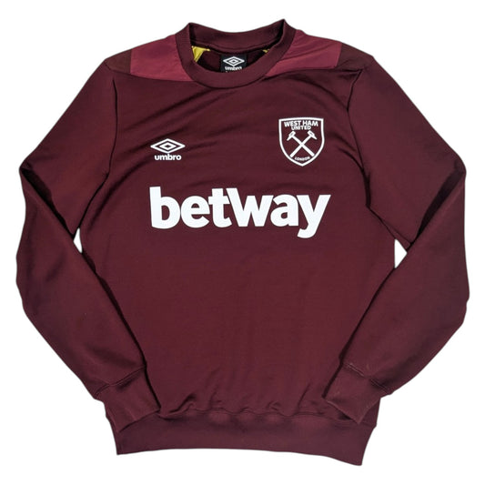 West Ham United Umbro Football Sweatshirt 2023 (M) [Very Good]