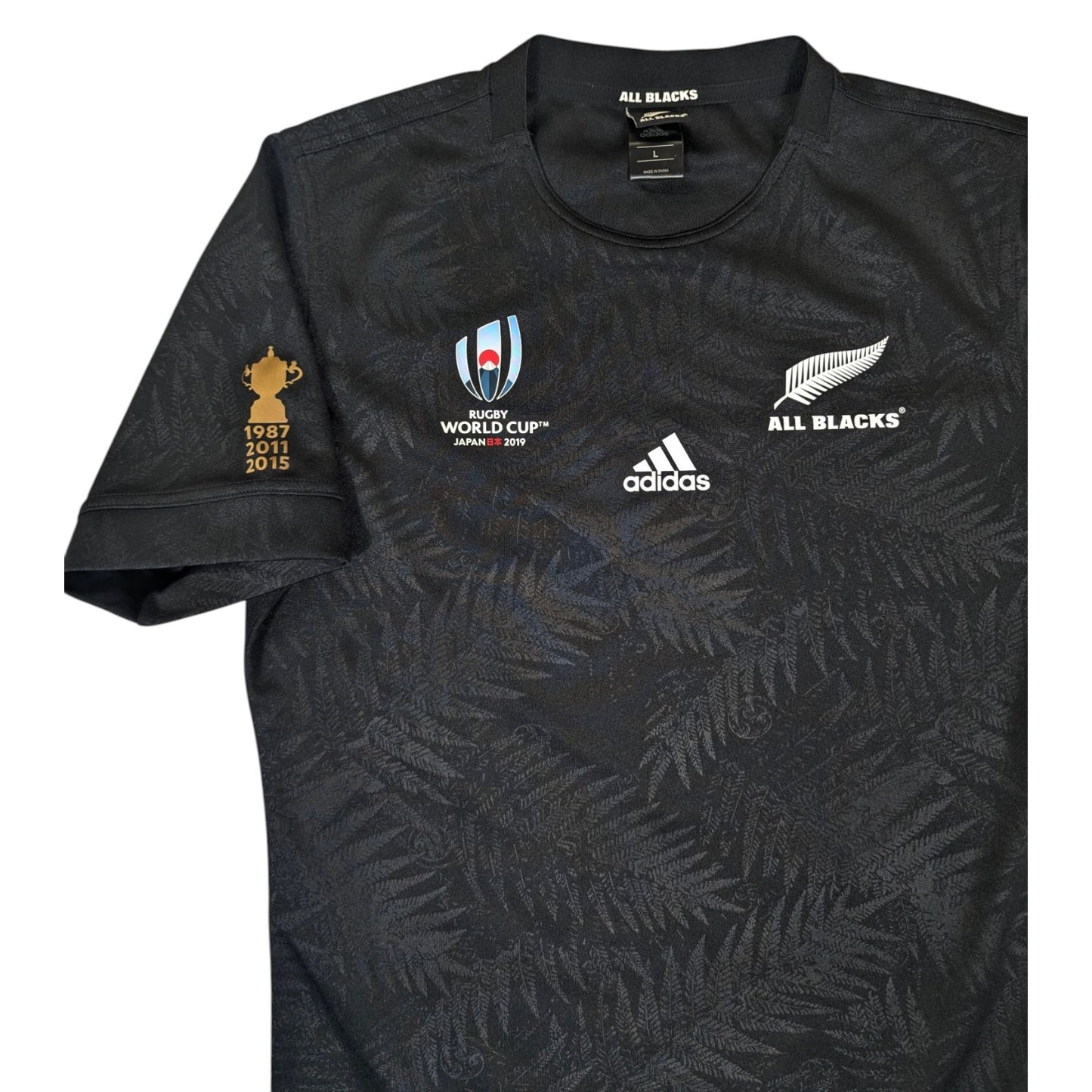 New Zealand All Blacks adidas Home Rugby Jersey 2019 (L) [Excellent]