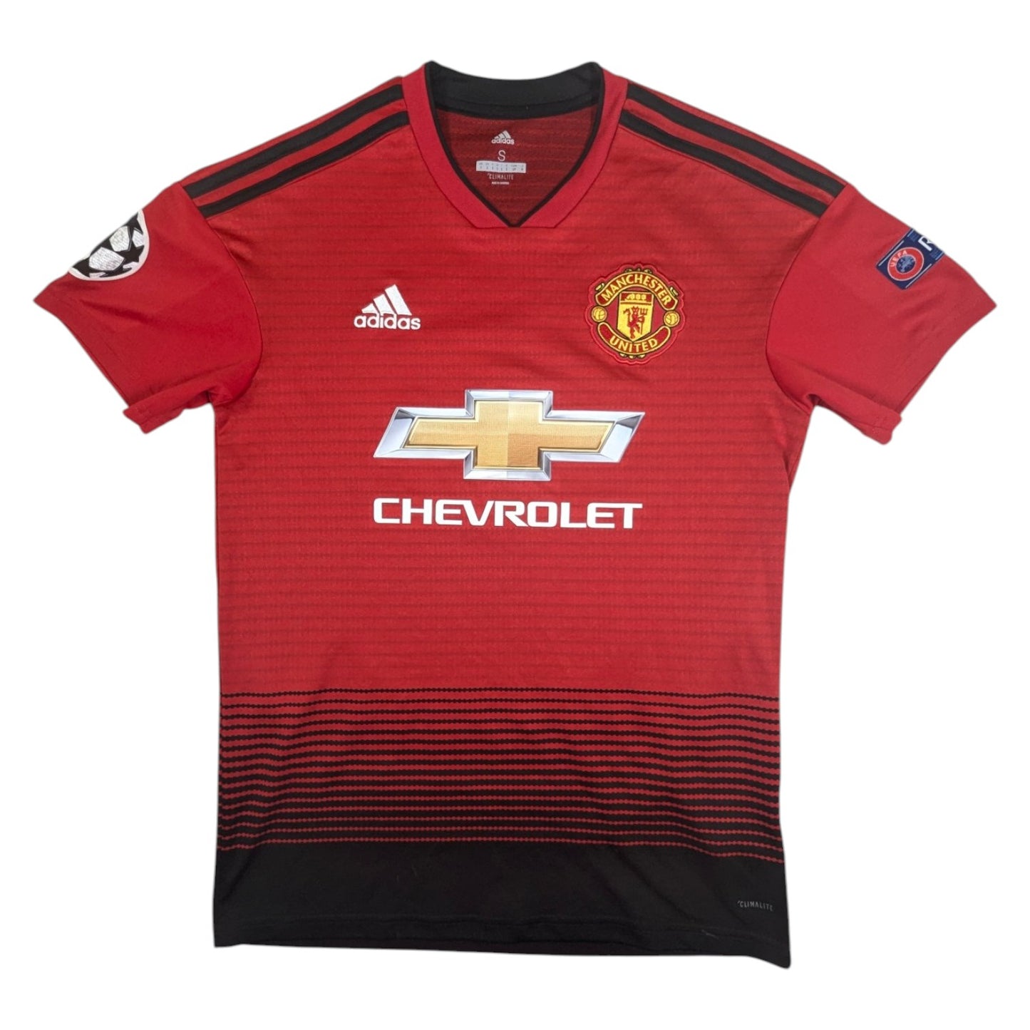 Manchester United adidas Home Football Jersey 2018 Rashford #10 (S) [Good]