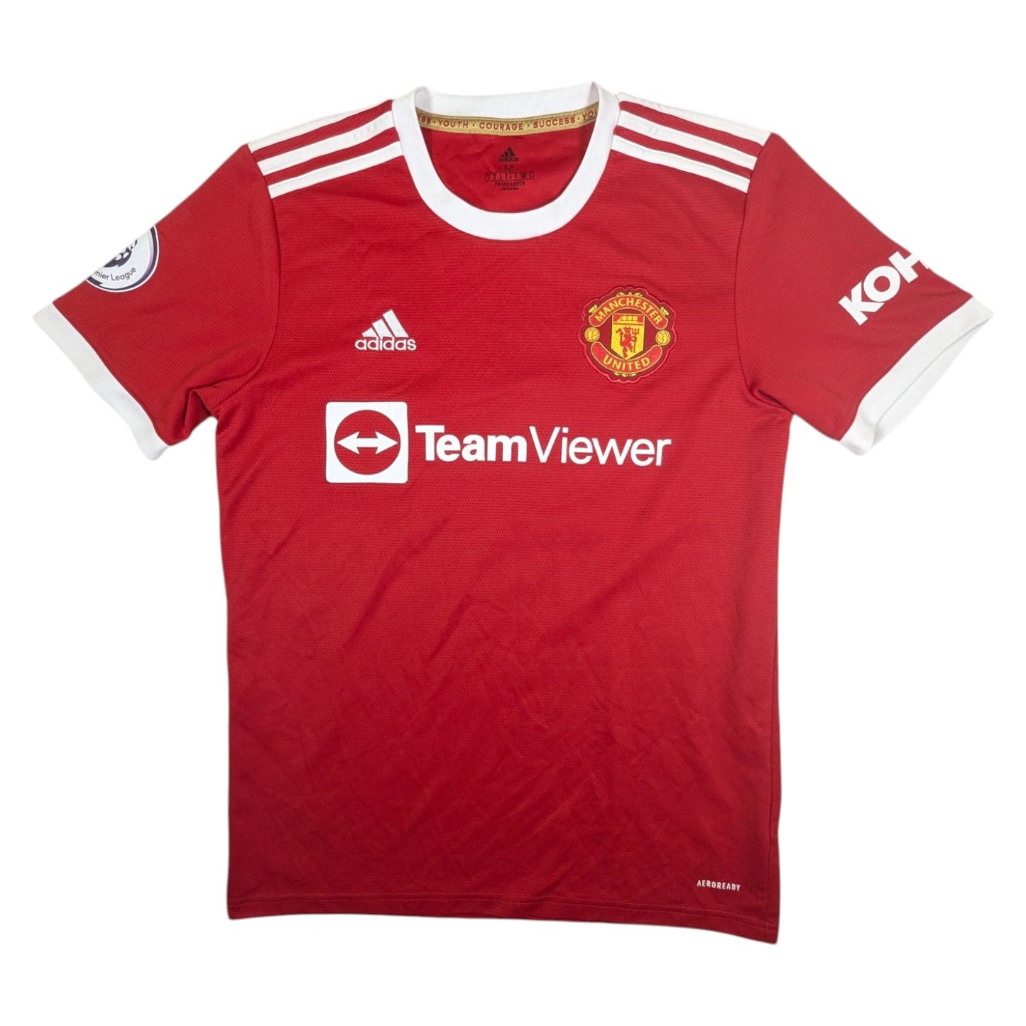 Manchester United adidas Home Football Jersey 2021 Fernandes #18 (M) [Very Good]