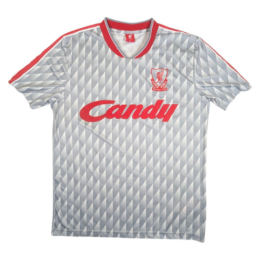 Liverpool LFC Away Football Jersey Retro 1989 (L) [Excellent]