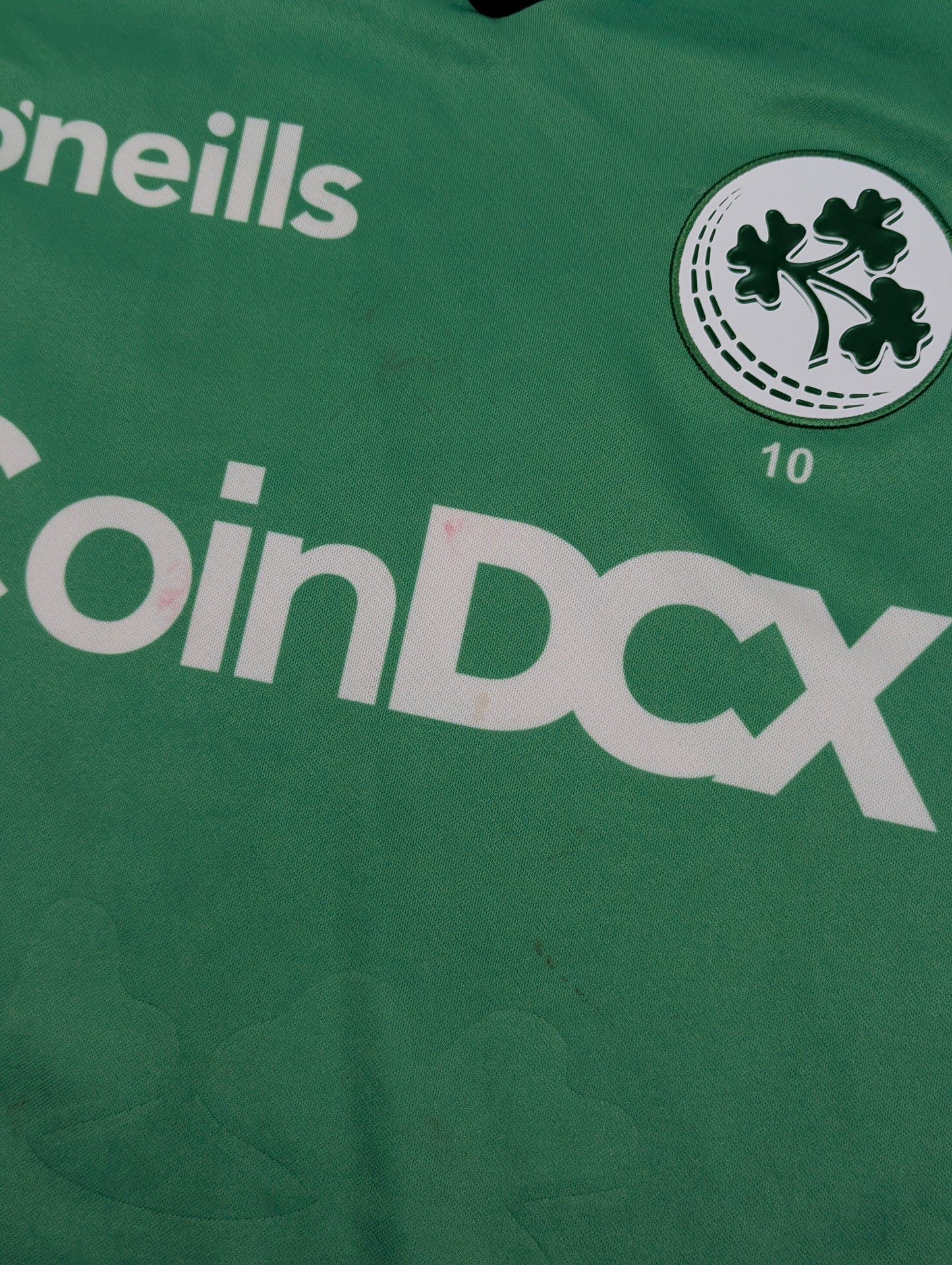 Ireland Player Issue O'Neills Home Cricket Jersey 2021 Kevin O'Brien #22 (2XL) [Fair]