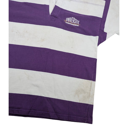 Université Paul Sabatier Toulouse Player Issue Mail Sport Home Rugby Jersey 2002 #10 (XL) [Fair]