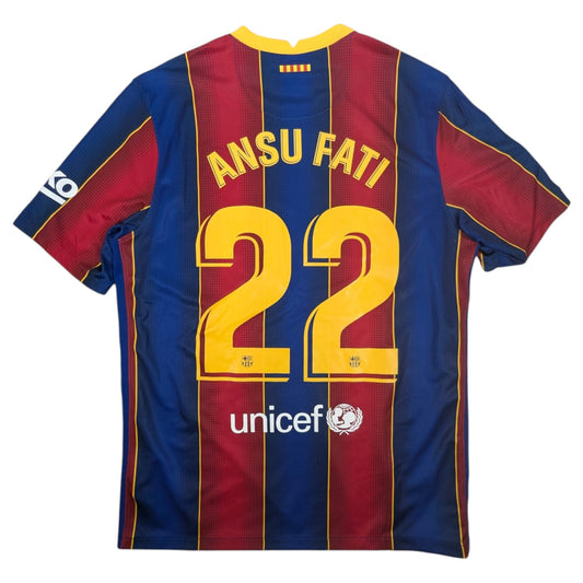 Barcelona Nike Home Football Jersey 2020 Ansu Fati #22 (L) [New]