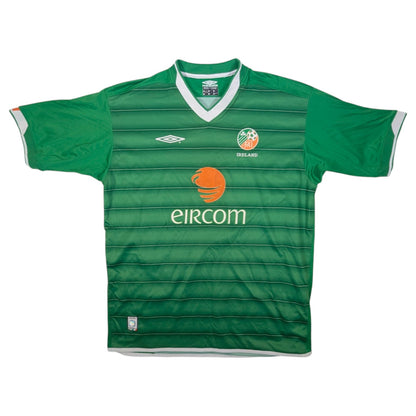 Republic of Ireland Umbro Home Football Jersey 2003 (XL) [Fair]