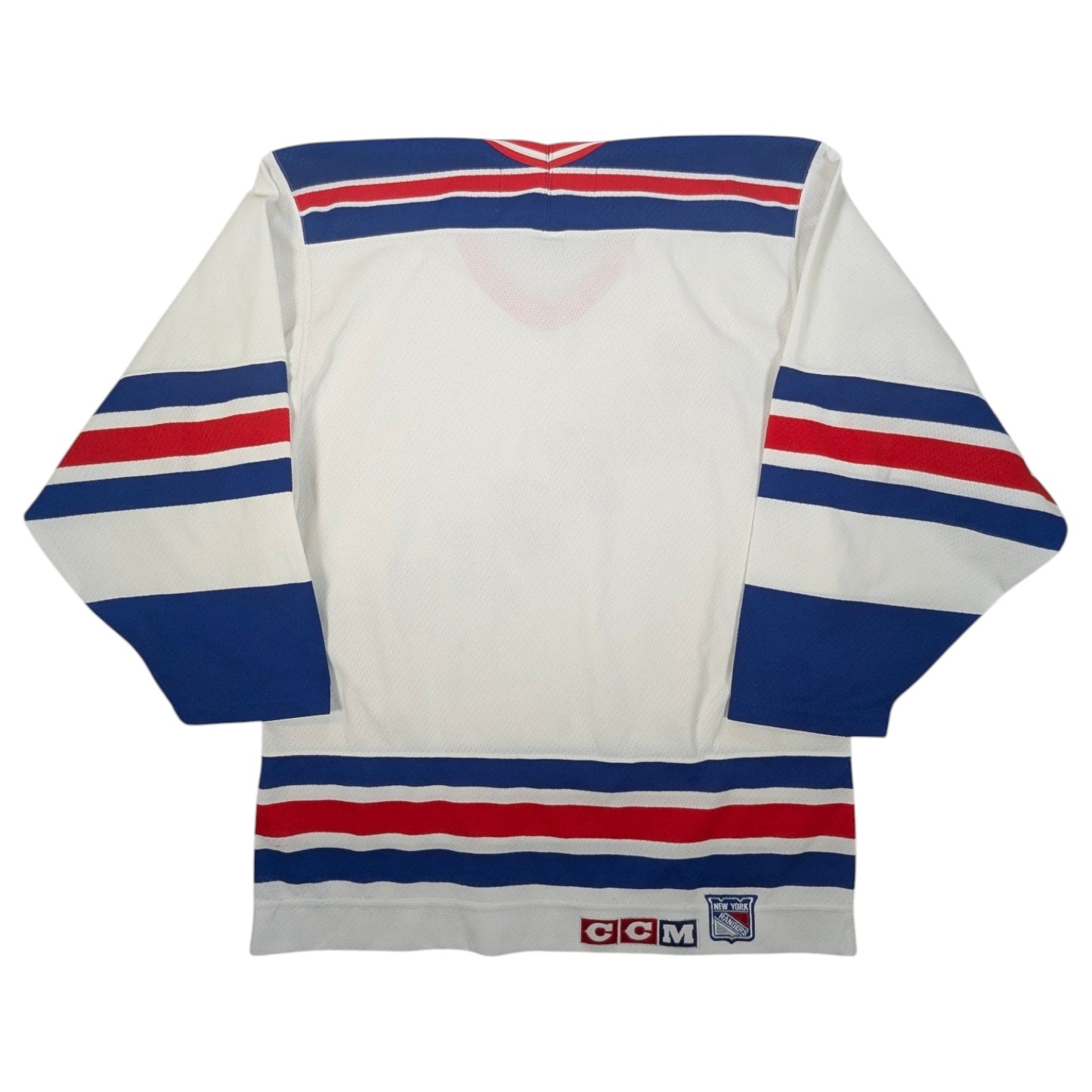 New York Rangers CCM Away Ice Hockey Jersey 1990s (M) [Very Good]