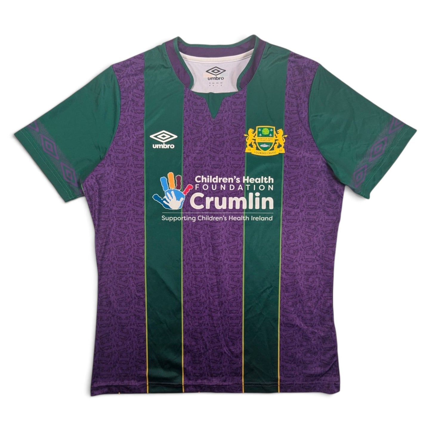 Lourdes Celtic Player Issue Umbro Away Football Jersey 2020s #8 (M) [Excellent]