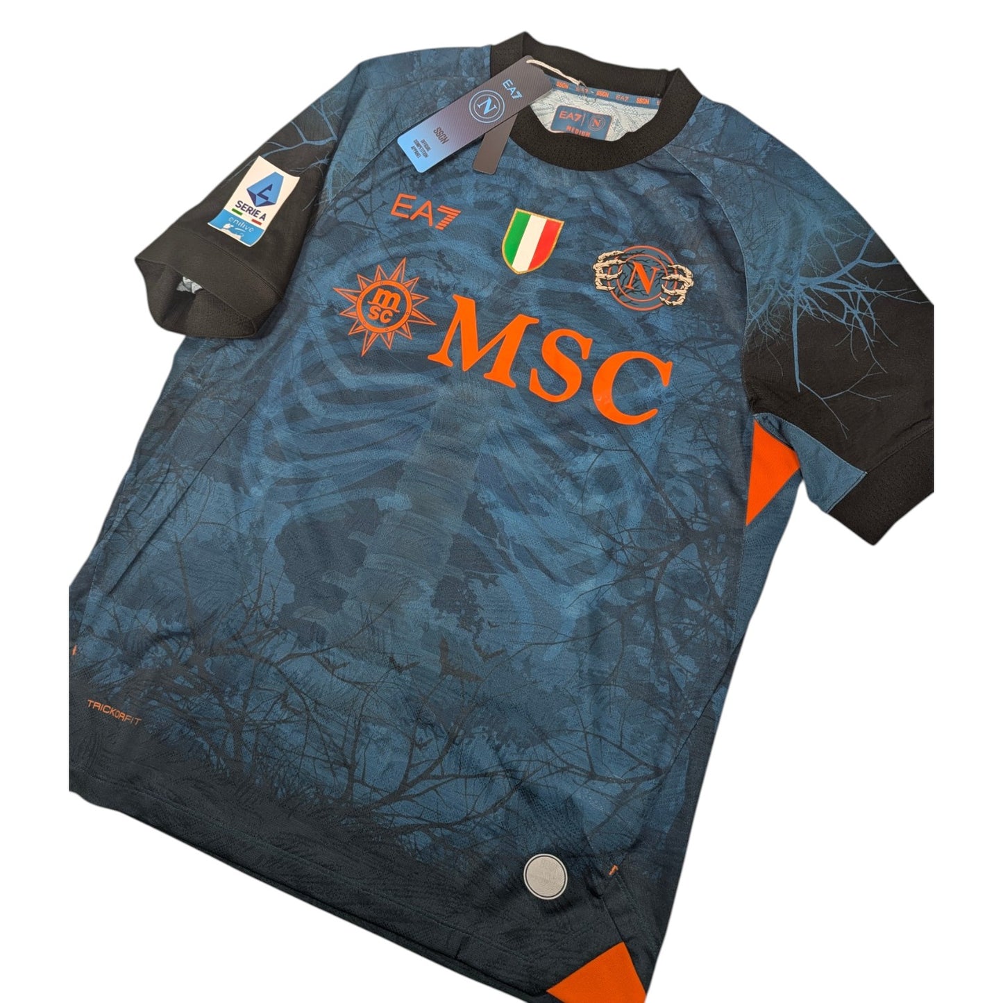 Napoli EA7 Emporio Armani Football Jersey 2025 De Bruyne #11 (M) [New]