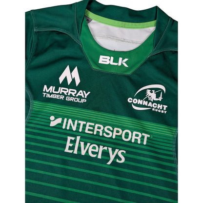 Connacht BLK Home Rugby Jersey 2018 (8-10 Years) [Excellent]