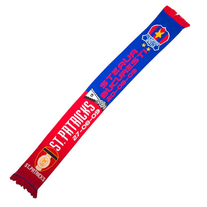 St Patricks Athletic - Steaua Bucuresti Football Scarf 2009 [Good]