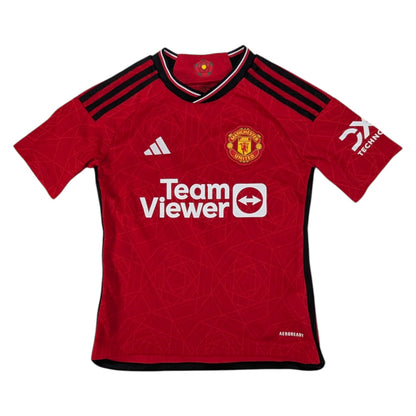 Manchester United adidas Home Football Jersey 2023 Rashford #10 (9-10 Years) [Excellent]