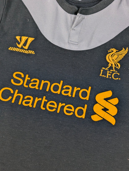 Liverpool Warrior Away Football Jersey 2012 Gerrard #8 (S) [Fair]