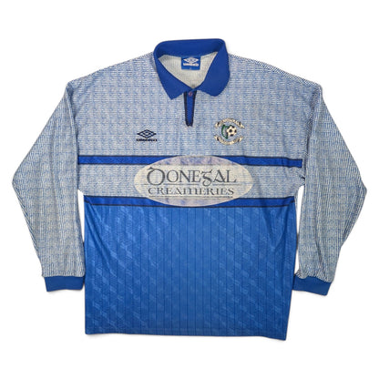 Finn Harps Player Issue Umbro Home Football Jersey 1996 #7 (XL) [Good]