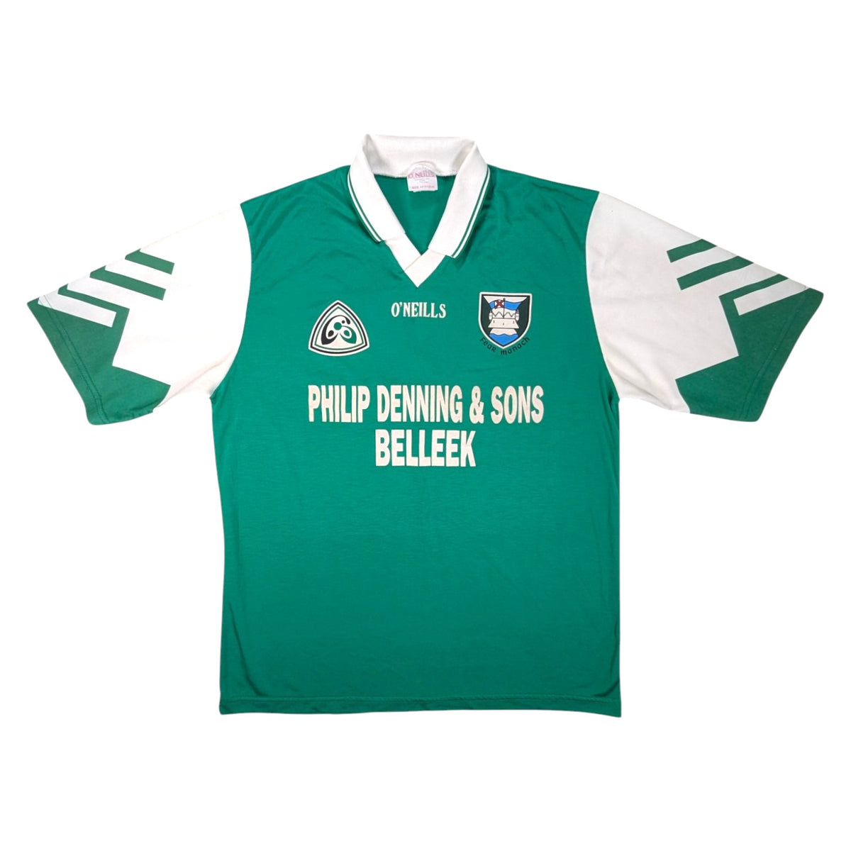 Fermanagh Player Issue O'Neills Home GAA Jersey 1996 #14 (XL) [Very Good]