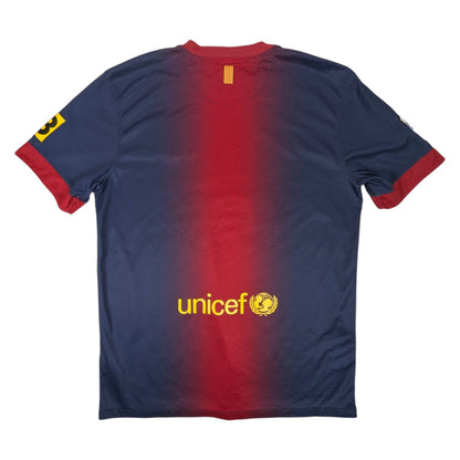 Barcelona Nike Home Football Jersey 2012 (M) [Fair]